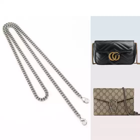 For guchi G metal copper chain marmont Mini gucc wine god bag chain slung shoulder bag with accessories