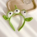 Green Three-Eyed Alien Headband FG246-01