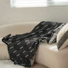 Vintage Black and White Woven High-end Sofa Blanket Office Nap Blanket Blanket Knitted Blanket Air-conditioning Quilting