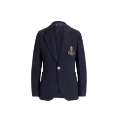 Rl Horse Logo Ralph Lauren Slim Fit Preppy Style Micro Badge Suit Jacket