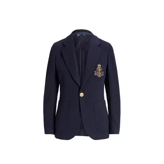 Rl Horse Logo Ralph Lauren Slim Fit Preppy Style Micro Badge Suit Jacket