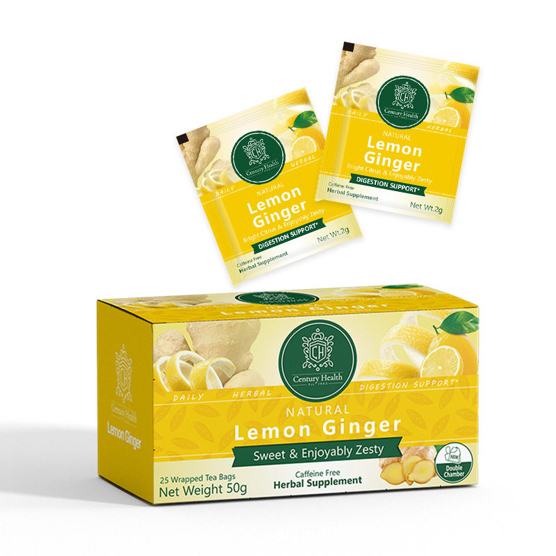 Lemon Ginger Tea Cross-Border Lemon Ginger Tea Lemongrass Is for Export Only and Is Used for Foreign Trade Samples