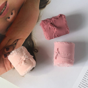 ins shredded frayed ribbon chiffon ribbon dried rose color wedding flower bandage holding flower ribbon ribbon ribbon