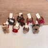 Korean Style Autumn and Winter Cotton Doll Hair Ring Children's Cute Small Animal Headband Girls' Pony Tail Rubber Tendon Christmas Headwear