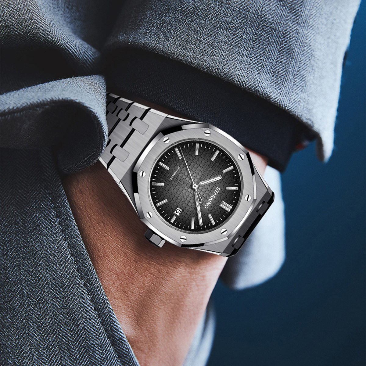 Star King Starking Watch Men's High Luxury Fully Automatic Mechanical Sapphire Watch Business Work Clothing