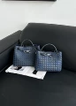 Denim deep blue silver buckle