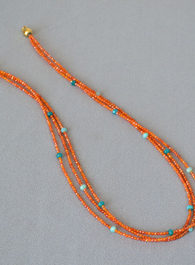 小众设计项链耳饰手链串珠女锆石