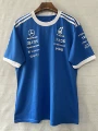 2026 mercedes benz fan edition blue crew neck