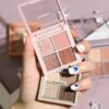 Makeup Novo5330 Four-Color Eyeshadow Palette for Female Students, Popular on Social Media, Pearlescent Earth-Toned Eyeshadow Palette
