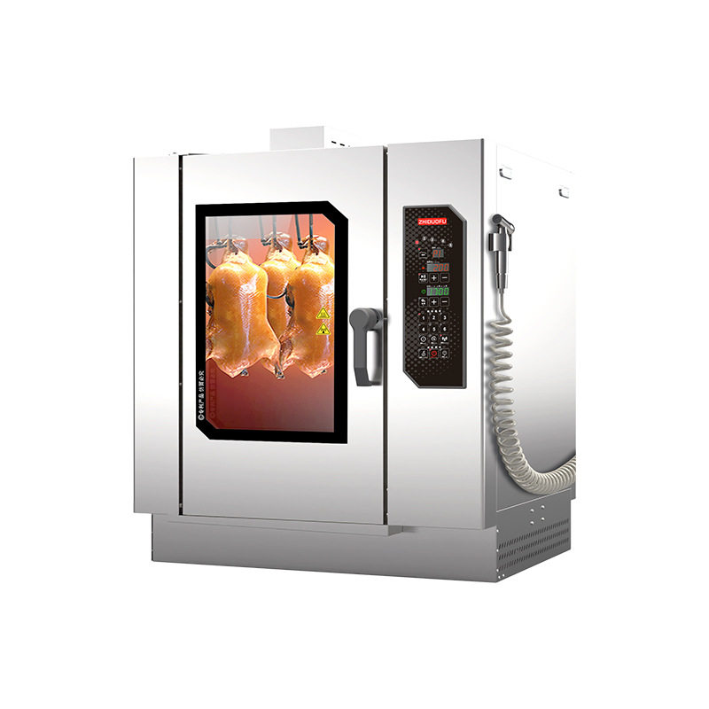 智能烤鸭炉商用全自动烧鸡烧鸭五花肉电烤炉多功能旋转吊炉烤箱
