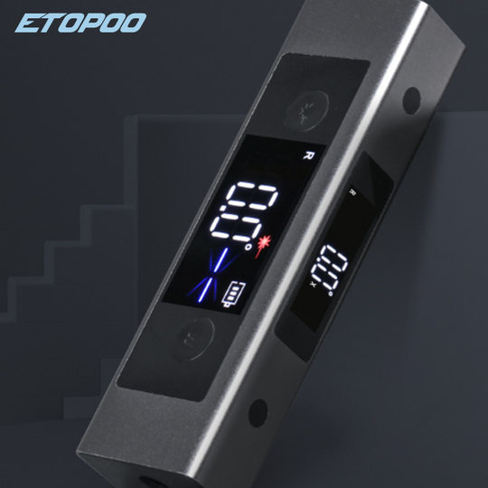 ETOPOOLI2 double laser angle projector decoration handheld high-precision LED screen digital display angle ruler