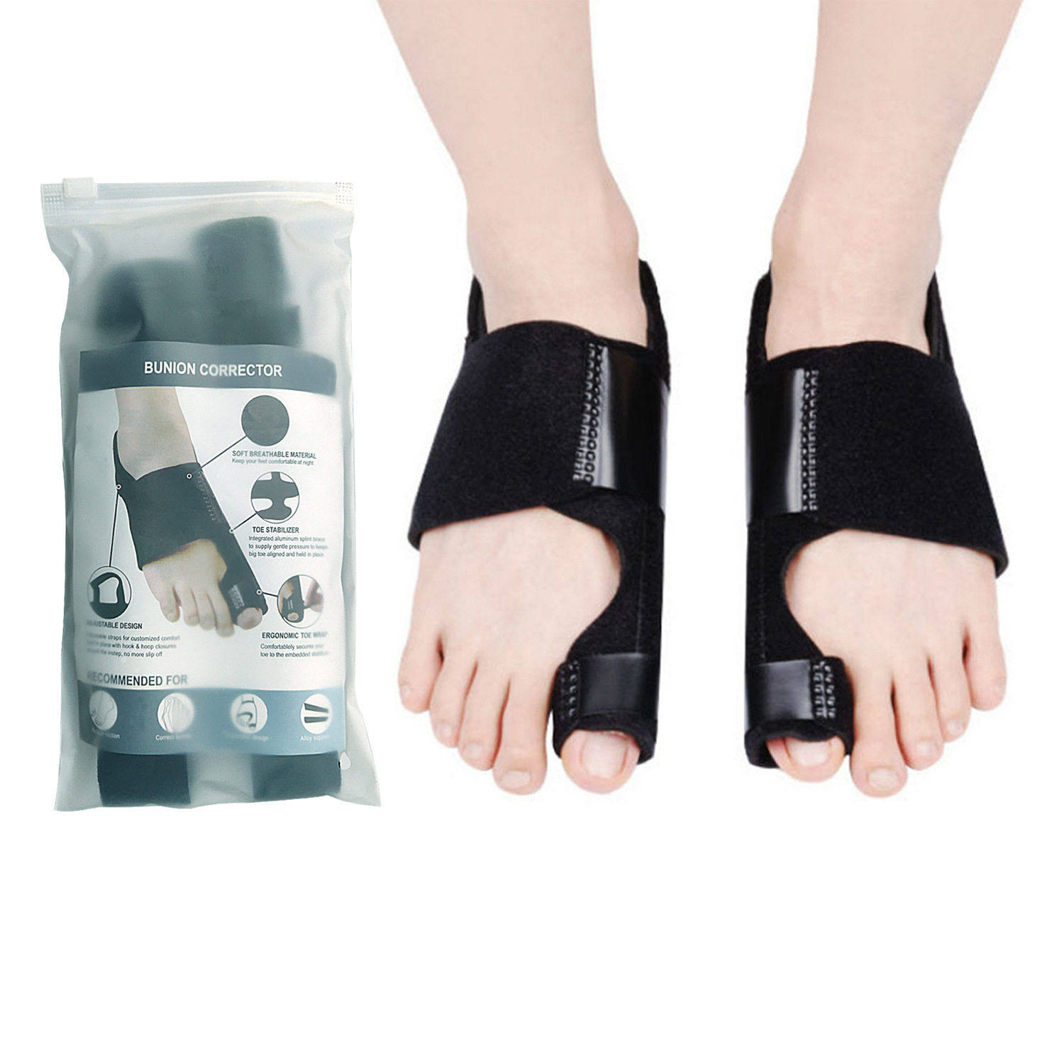 Amazon's Best-Selling Big Toe Valgus Corrector Can Be Used Day and Night to Separate Toes and Adjust Large Bones