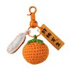 Good Things Happen Yarn Pendant Handmade Woven Keychain Peanut Persimmon Small Gift Bag Charm Good Luck