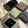 New Arrival Flip Jewelry Box Little Red Book Explosions Earrings Necklace Jewelry Box Wear Armor Packaging Box Printed Logo