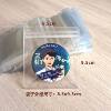 Small Bag Badge Holder Anti-Oxidation Storage Bag Jewelry Packaging Bag Pvc Self-Sealing Bag High Transparency