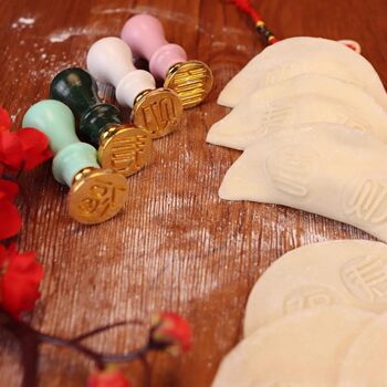 Dumpling Mold 2025 Household Fortune Dumpling Seal for Making Dumplings New Dumpling Wrapper Special for Fortune, Wealth, Longevity and Happiness