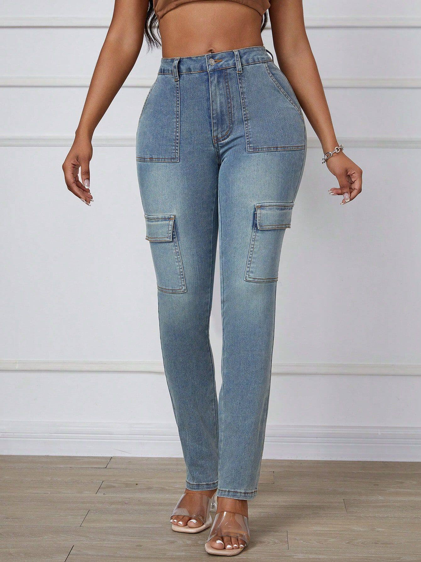 High Stretch Skinny Jeans Slim Fit Casual Style Versatile for Everyday Wear Wholesale Available