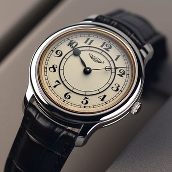 Cross-Border Popular Fashion Business Belt Simple Men's Watch Men's Casual Retro Digital Dial Student Quartz Watch