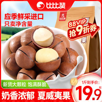 Bibizan Macadamia Nuts 500g Milky Creamy Flavor New Arrival Healthy Pregnancy Dried Nuts Whole Box Casual Snacks