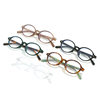 New Oval Eyeglass Frames Korean Trendy Brand Fme Trendy Retro Round Artistic Youth Exquisite Non-Prescription Glasses