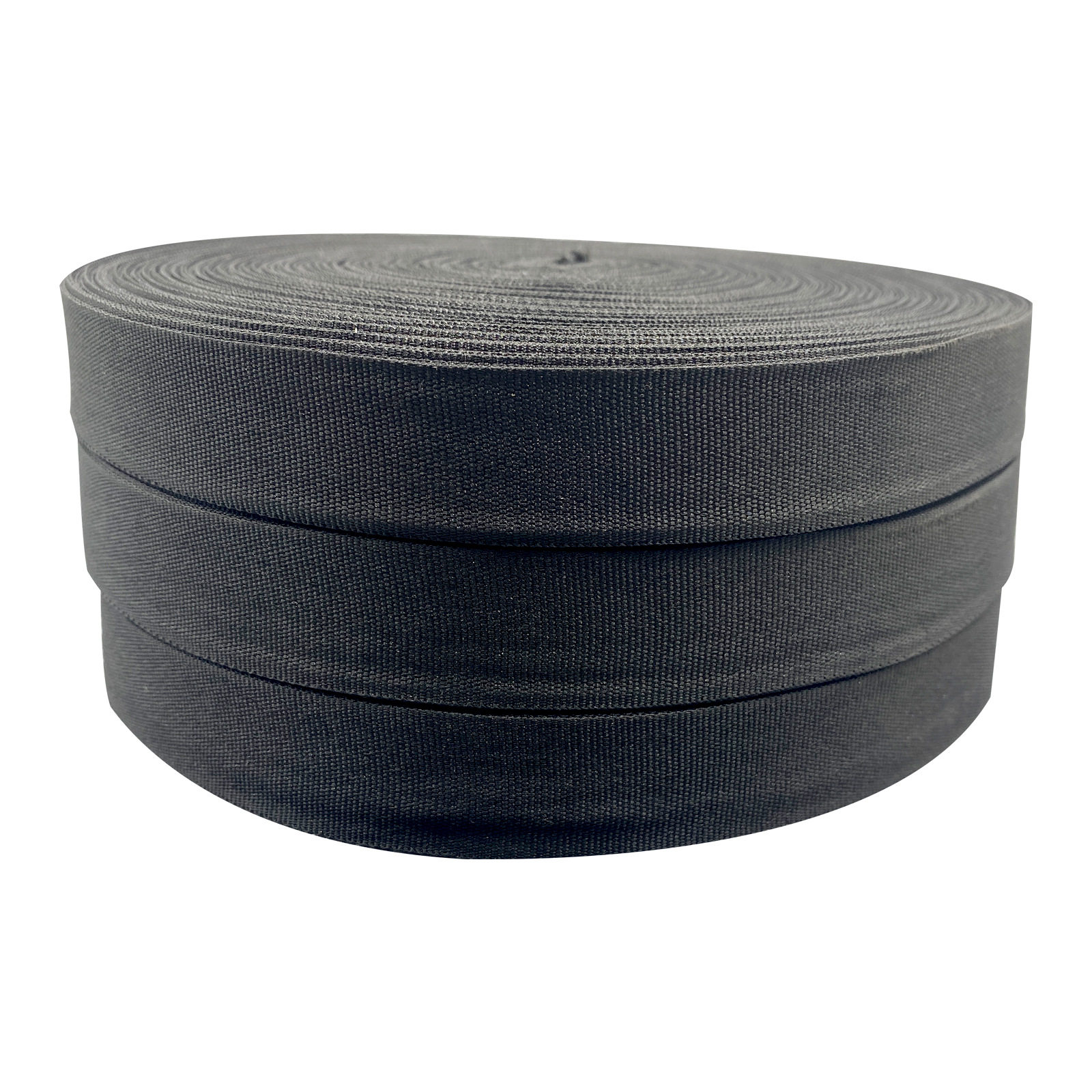 Plain Hemming Webbing Manufacturer Supplies Encrypted 1Cm-3Cm Polyester Plain Hemming Shoulder Straps Backpack Webbing Weaving