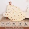 Office Blanket Thin Round Large Pie Shawl Indian Pancake Flying Pancake Nap Pancake Air Conditioning Blanket Wholesale