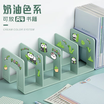 Book Stand Reading Rack Book Clip Desk Bookshelf Desktop Fixed Book Storage Rack Divider Book Desk