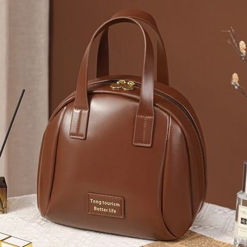 New Maillard Portable Cosmetic Bag Large Capacity Portable High-End Toiletry Makeup Brush Cosmetics Travel Storage