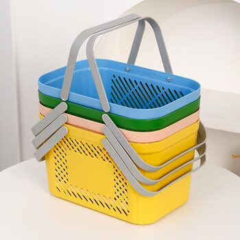 Household Bathing Basket, Student Dormitory Bathing Basket, Cosmetics Washing Storage Basket, Cute Basket for Bathing