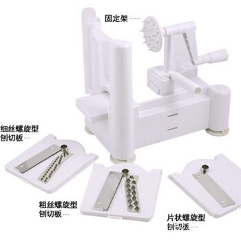 8-in-1 Portable Vegetable Cutter, a Great Kitchen Tool, Household Grater, Manual Multi-Functional Hand-Cranked Vegetable Slicer