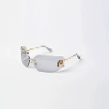 831 54y translucent gray-single glasses