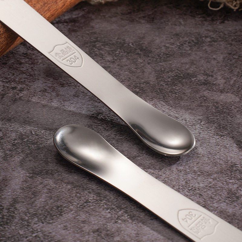304 Stainless Steel Dumpling Spoon Dual-use Stuffing Digging Mixer Stuffing Spoon Household Dumpling Wonton Spoon Tool