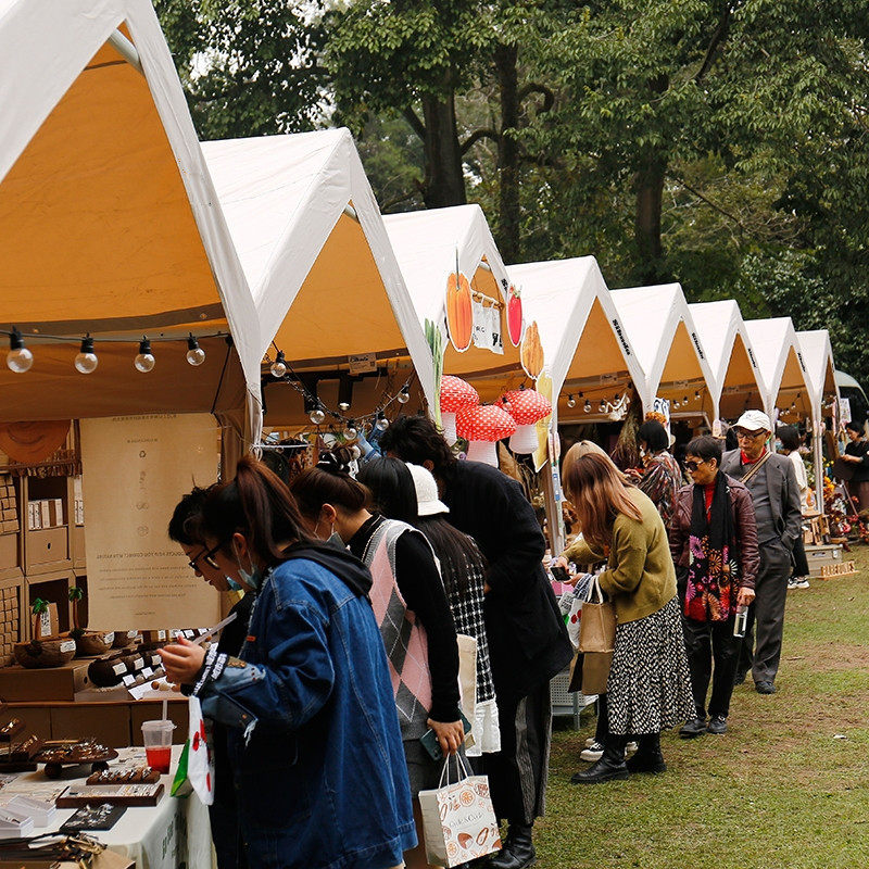 อินเทอร์เน็ตคนดังตลาดกลางแจ้งกันสาดตั้งแคมป์ตลาดกลางคืนแผงลอ...