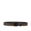 Brown belt + black buckle