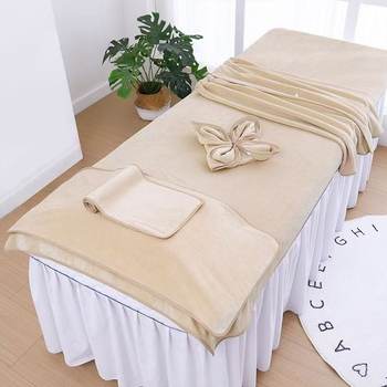 Special Towel for Beauty Salon suit Baotou Towel Bed Towel Skin Management Towel Bath Towel suit Printable LOGO