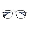 Danyang Glasses Double-Bridge Eyeglass Frames for Men, Casual Retro Internet Celebrity Style, Large Face Slimming, Large Frame Square Frame Ultra-Light Eyeglass Frames