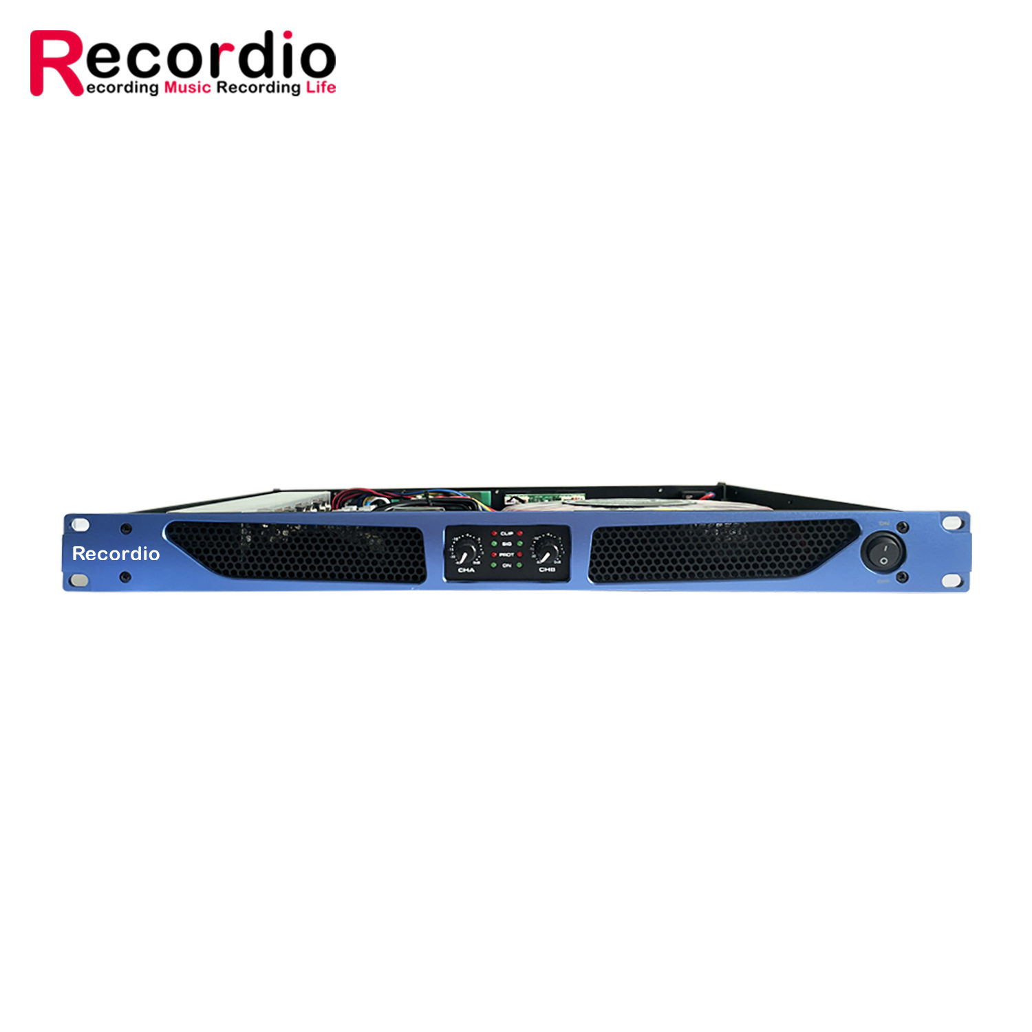 GAP-D2500 professional stage KTV performance 1U body 1250W * 2 high power amplifier