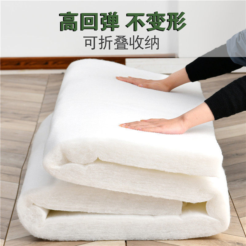 New Dormitory Mattress Student Hard Cotton Mat Sponge Moisture-Proof Mat Thickened School Military Training Army Green Available for Wholesale