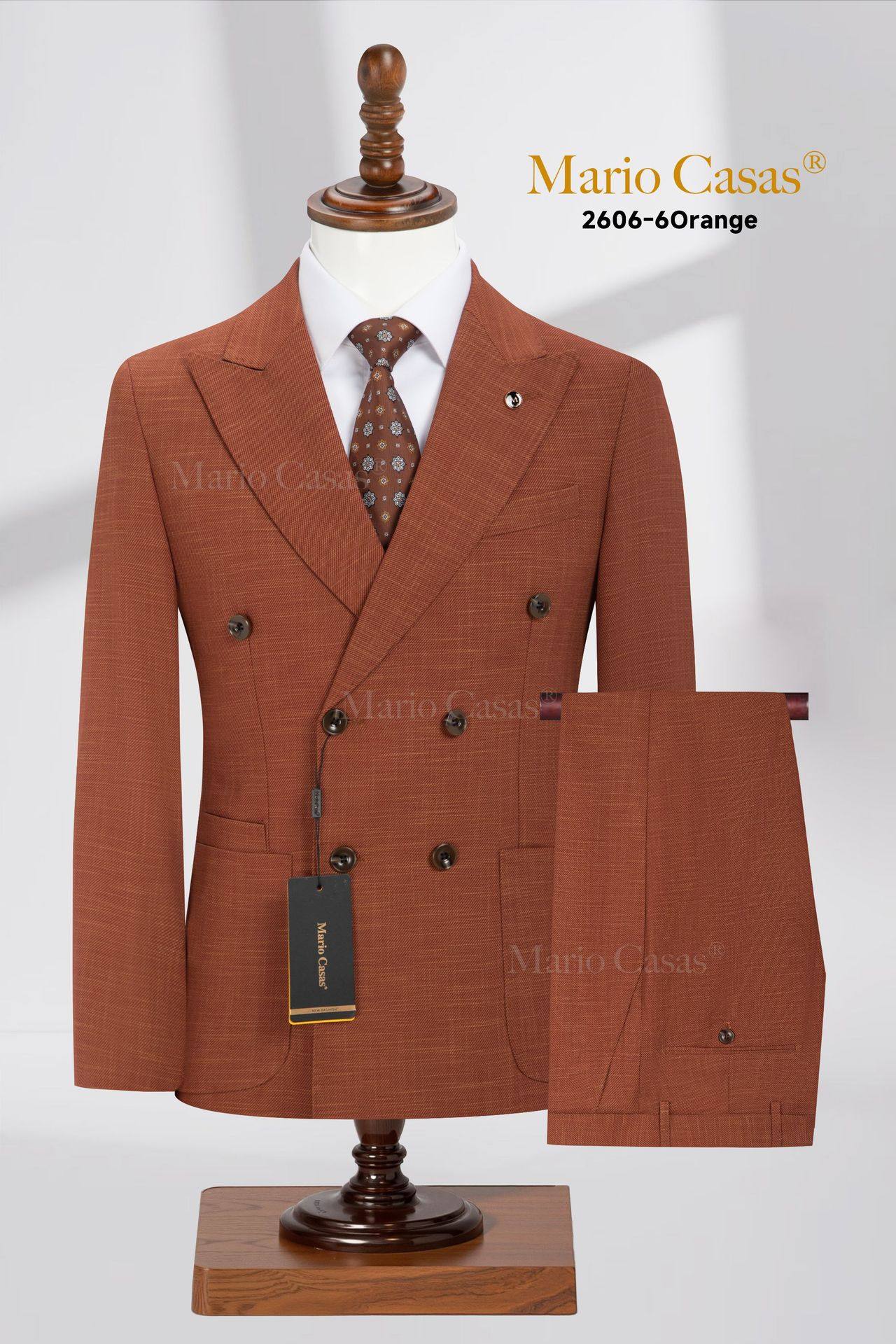 men's solid color wedding casual host suit 2-piece set
