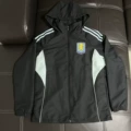 4-2627 lightweight hooded windbreaker - aston villa black