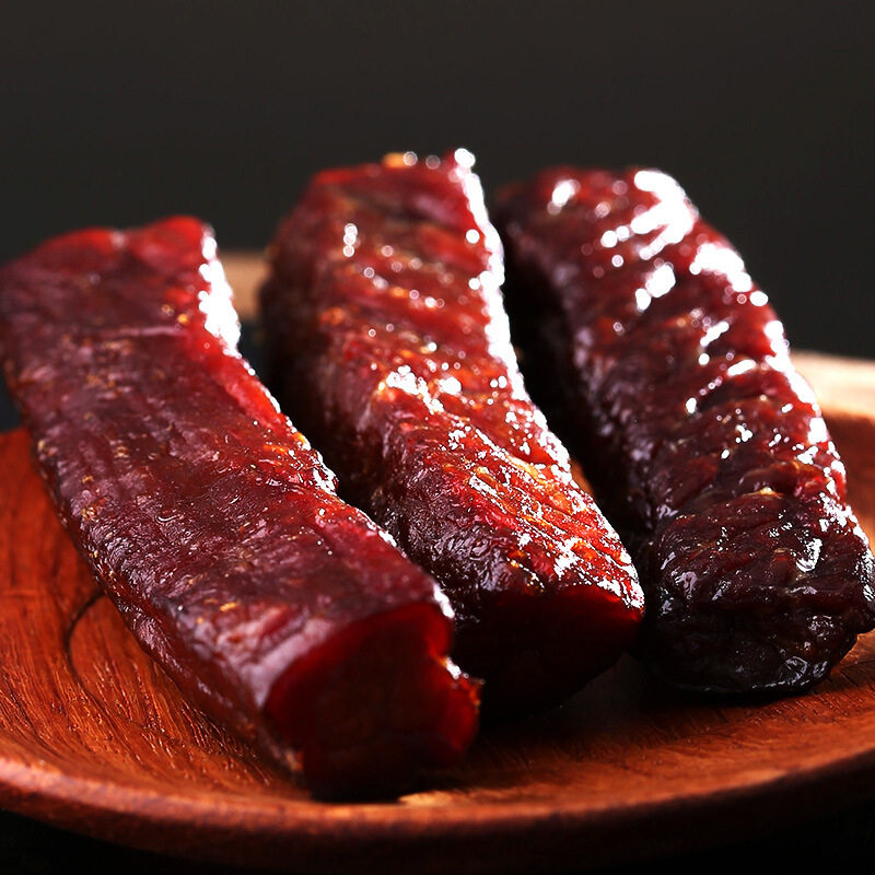 Mengdu Air-Dried Shredded Beef Jerky 488g Office Snacks to Satisfy Hunger Fitness Beef Snacks