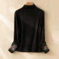 Brocade Embroidery Black