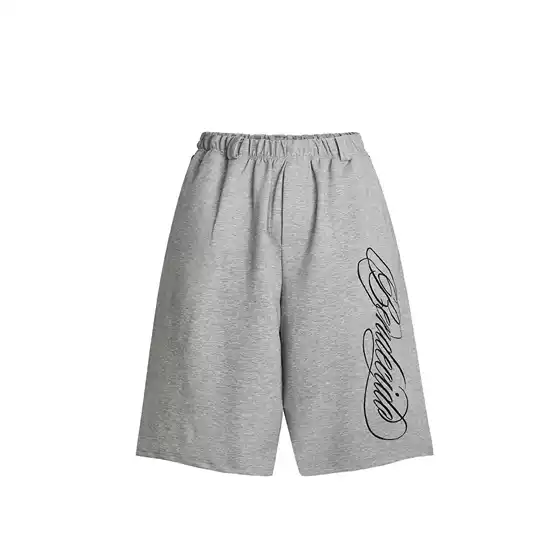 Zongchi Clothing American Retro Niche Ins Style Letter Print Unisex Street Fashion Wide-Leg Loose Casual Cropped Pants