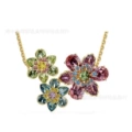 Three flower pendant necklace5721668
