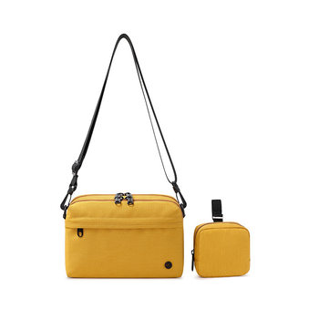 New Double Layer Large Capacity Passarm Bag Waterproof Travel Multifunctional Crossbody Waler Bag Portable Large Capacity Storage Bag