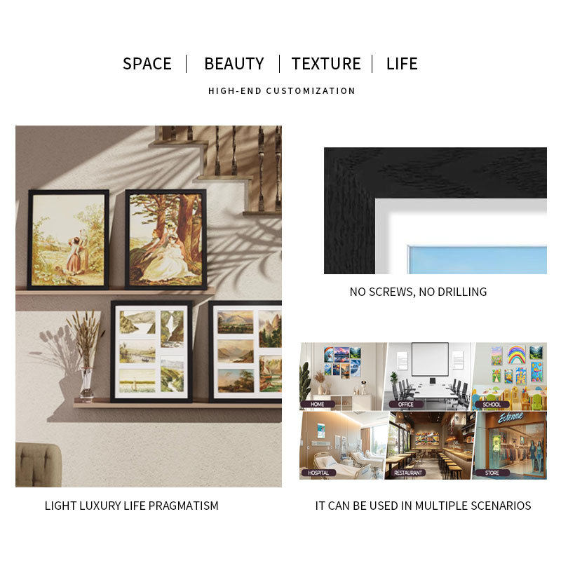 American Amazon Popular Photo Frame Cross-Border Supply Picture Frame 11*14 Porous Labeling Factory Direct Sales Wholesale