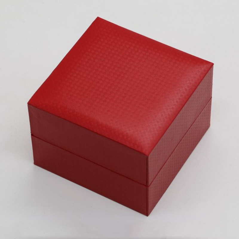 Cross-Border Hot-Selling Flip Pu Leather Watch Box High-End Black Watch Box Gift Box Single Watch Storage Packaging Watch Box