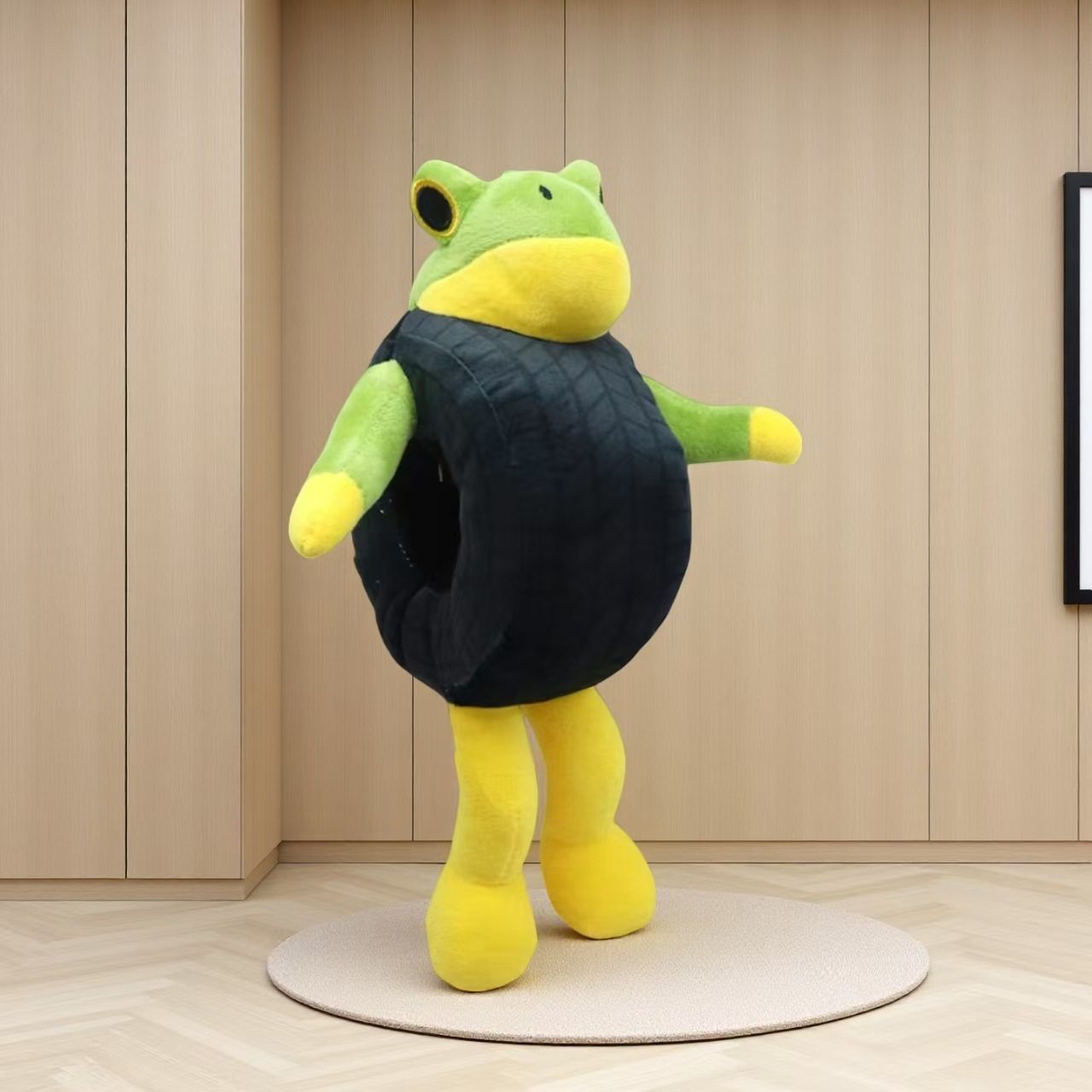 跨境新品tung tung tung sahur 鲨鱼山海经恶搞毛绒玩具娃娃公仔