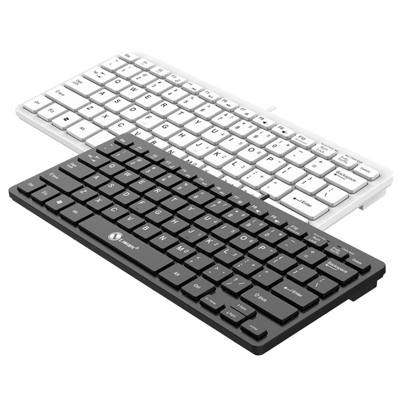 Li magnesium K12USB wired computer keyboard desktop home business notebook USB keypad chocolate black and white