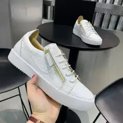 European station men's cowhide fashionable casual board shoes hairstylist tie up snake pattern graffiti European and American fashion brand men's shoes thick sole
